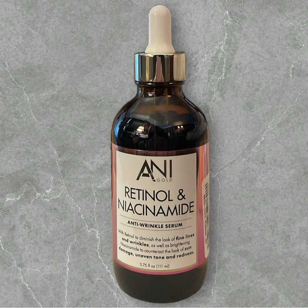 RETINOL & NIACINAMIDE ANTI WRINKLE SERUM 3.75 fl Ounces ~ NEW